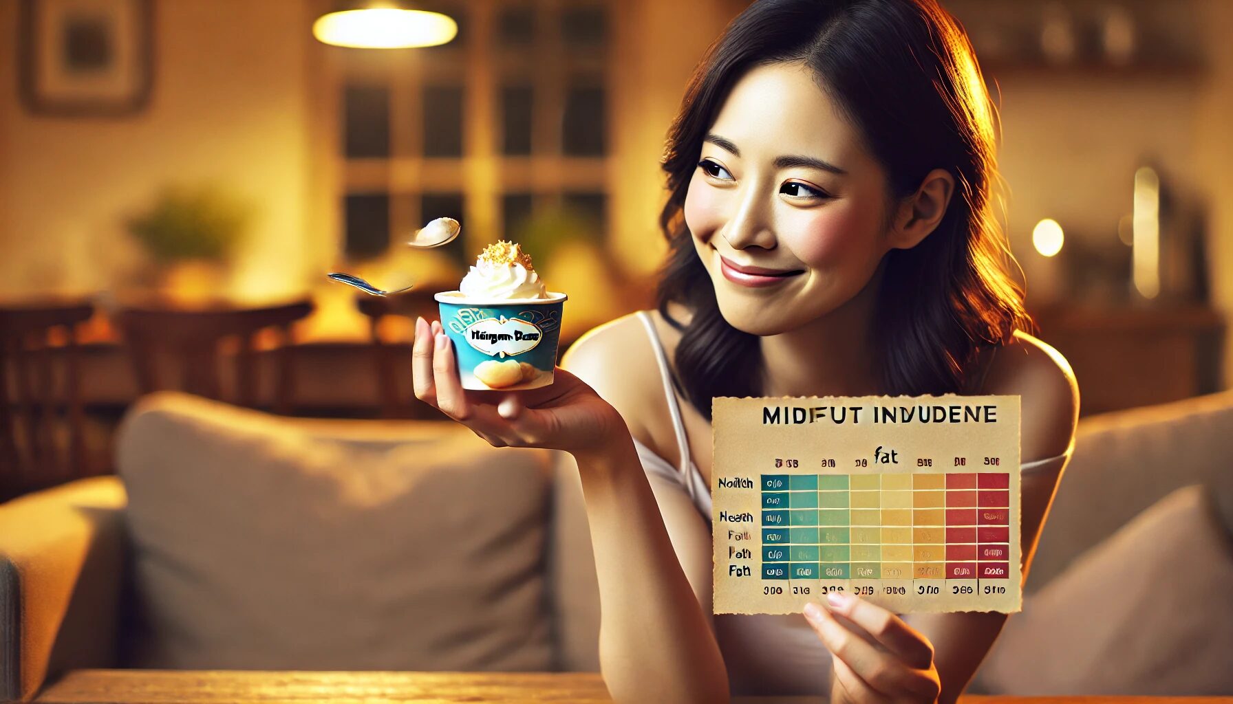 ハーゲンダッツ　脂肪分が高いアイスクリーム